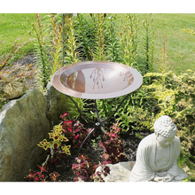 Load image into Gallery viewer, Antique Copper Plated Large Brass Classic Birdbath Garden
