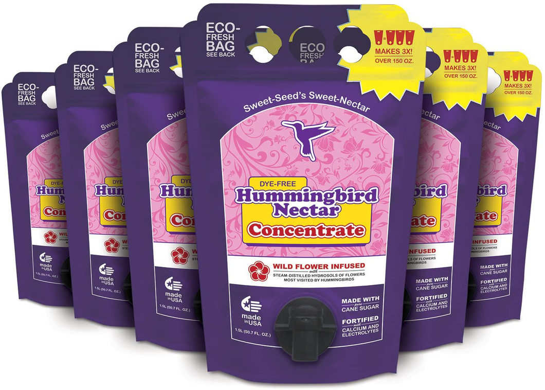Sweet-Seed, LLC BHCONM 1.5L Conc Bag Hummingbird Nectar, Purple