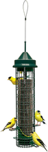 Load image into Gallery viewer, Squirrel Buster Finch Squirrel-proof Bird Feeder w/4 Metal Perches &amp; 8 Feeding Ports, 2.4-pound Thistle/Nyjer Seed Capacity
