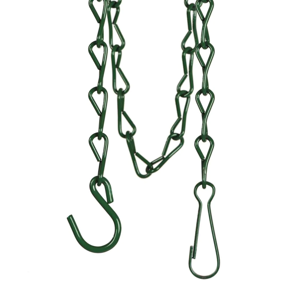 33 in. Chain and Hook for Hanging Bird Feeders - 16 lb. Load Capacity