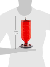 Load image into Gallery viewer, Perky-Pet 8109-2 Antique Glass Bottle Hummingbird Feeder-16-Ounce Capacity, Red
