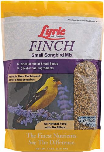 Lyric 2647469 Finch Small Songbird Wild Bird Mix, 5 lb