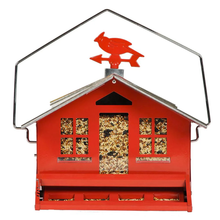 Load image into Gallery viewer, Squirrel-Be-Gone II Country Style Bird Feeder – 8 lb. Capacity - Front
