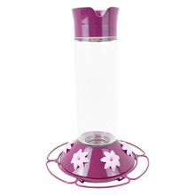 Load image into Gallery viewer, Our Best Wine Base Glass Hummingbird Feeder - 30 oz. Capacity
