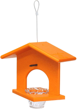 Load image into Gallery viewer, AmishToyBox.com Oriole Bird Feeder, Poly-Wood Hanging Oriole Jelly Feeder (Orange)
