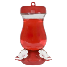 Load image into Gallery viewer, Top-Fill Glass Hummingbird Feeder - 24 oz. Capacity

