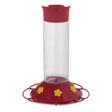 Load image into Gallery viewer, Our Best Wine Base Glass Hummingbird Feeder - 30 oz. Capacity
