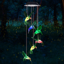 Load image into Gallery viewer, Wind Chime, Solar Hummingbird Wind Chimes Outdoor/Indoor(Gifts for mom/momgrandma Gifts/Birthday Gifts for mom) Outdoor Decor,Yard Decorations ,Memorial Wind Chimes,mom&#39;s Best Gifts
