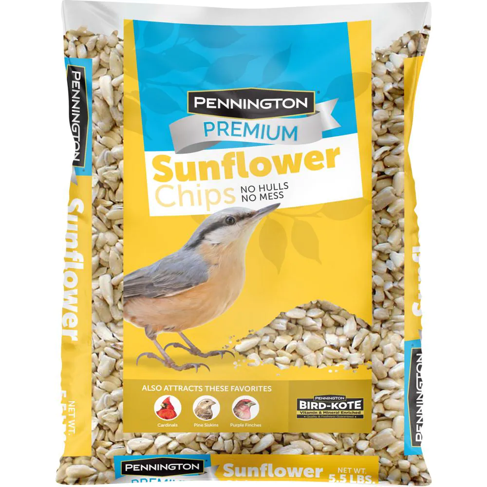 Premium 5.5 lbs. Sunflower Chips for Birds
