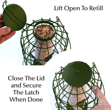 Load image into Gallery viewer, Caged Tube Squirrel Proof Wild Bird Feeder - Refill

