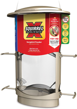 Load image into Gallery viewer, More Birds X-1 Squirrel-Proof Bird Feeder with 4.2-Pound Bird Seed Capacity and Four Feeding Ports

