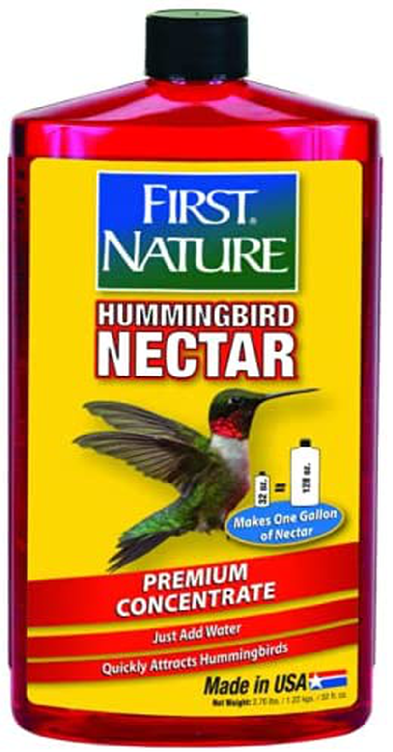 First Nature 3054 Red Hummingbird Nectar, 32-ounce Concentrate