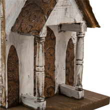 Load image into Gallery viewer, 23.62 in. H Oversized Rustic Wood White Birdhouse
