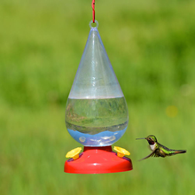 Load image into Gallery viewer, Dew Drop Plastic Hummingbird Feeder - 32 oz. Capacity

