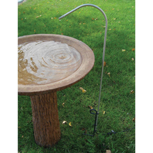 Load image into Gallery viewer, Stainless Steel Pedestal Bird Bath Dripper, Silver and Black
