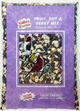 Load image into Gallery viewer, Valley Farms Fruit Nut &amp; Berry Wild Bird Food - High Energy Outdoor Feeder Bird Seed - 15 lbs
