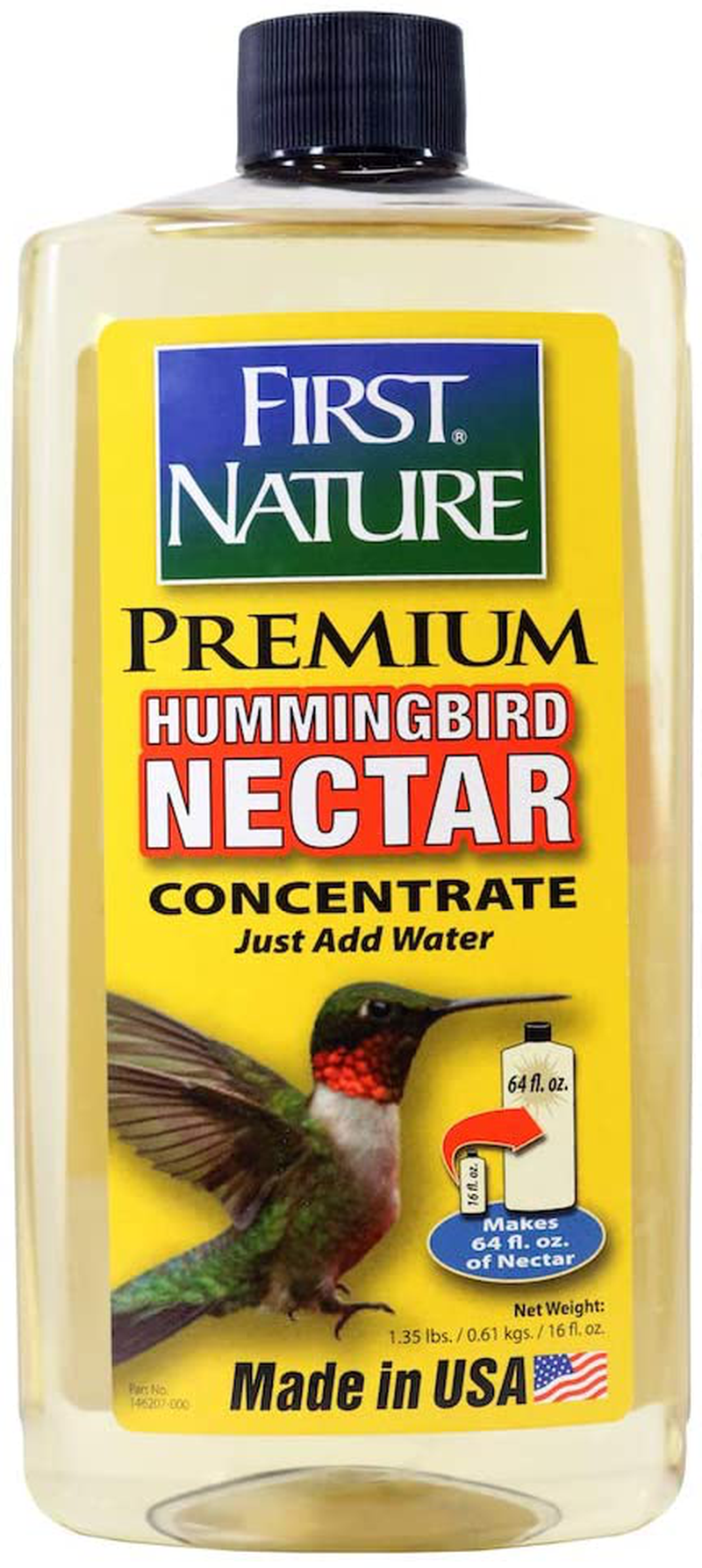 First Nature 2 Ea 16 Oz Clear Hummingbird Nectar Concentrate 3052