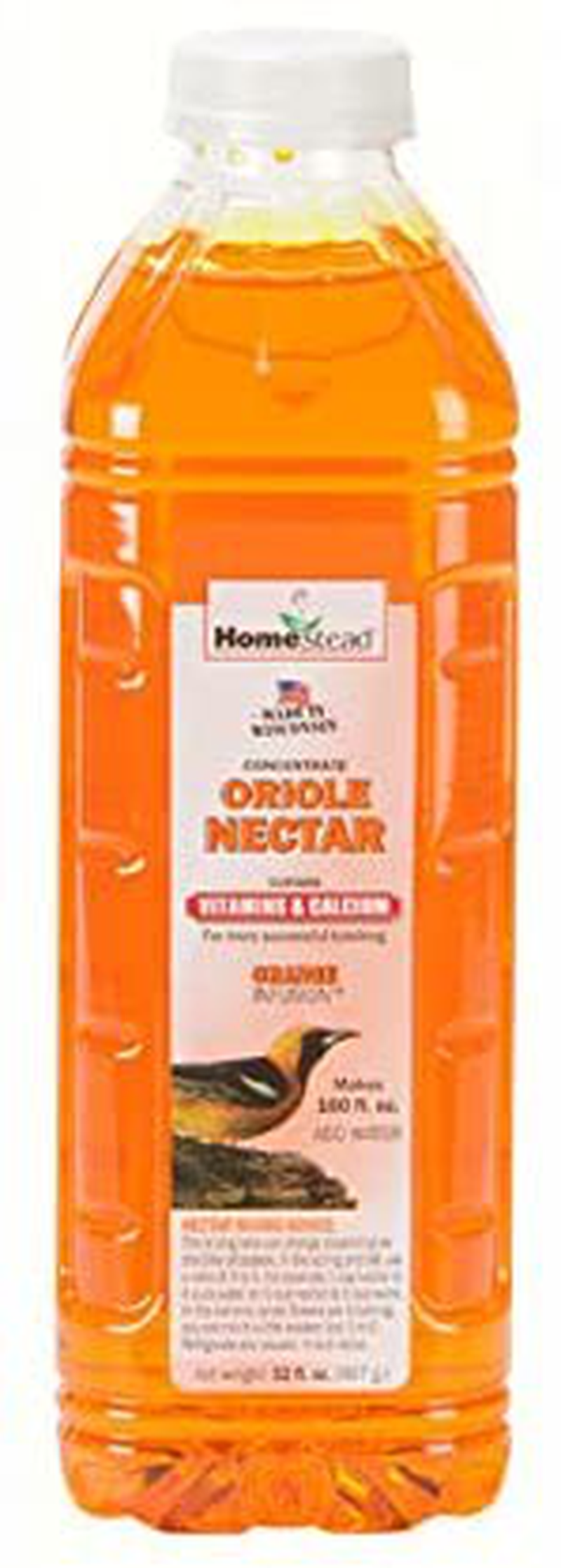 Homestead 32 Ounce Oriole Orange Nectar Concentrate (Liquid) - 4373