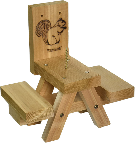 Woodlink SQF7 Picnic Table Ear of Corn Squirrel Feeder (Discontinued by Manufacturer)