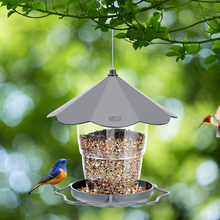 Load image into Gallery viewer, Hanizi Bird Feeders for Outside, Bird Feeder, Wild Bird Seed for Outside Feeders, Squirrel Proof Birds Feeder and Garden Decoration Yard for Bird Watchers
