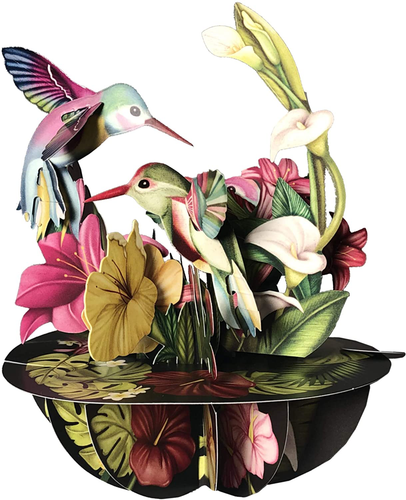 Santoro Pirouettes PS047 Hummingbirds 3D Pop up Card