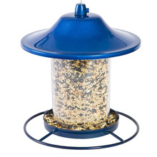 Load image into Gallery viewer, Red Sparkle Panorama Hanging Bird Feeder - 2 lb. Capacity
