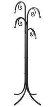 Load image into Gallery viewer, Four Way Scroll Hanger, Black, 72&quot;H
