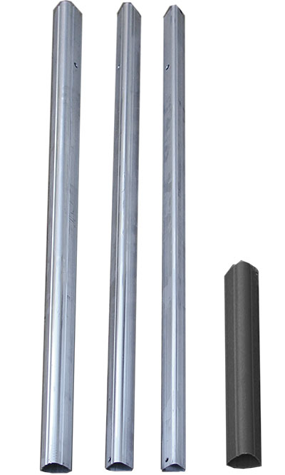 Telescoping Aluminum Tri-Pole with Ground Socket, 15'
